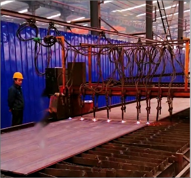 甘肃平川钢结构车间数控等离子切割机